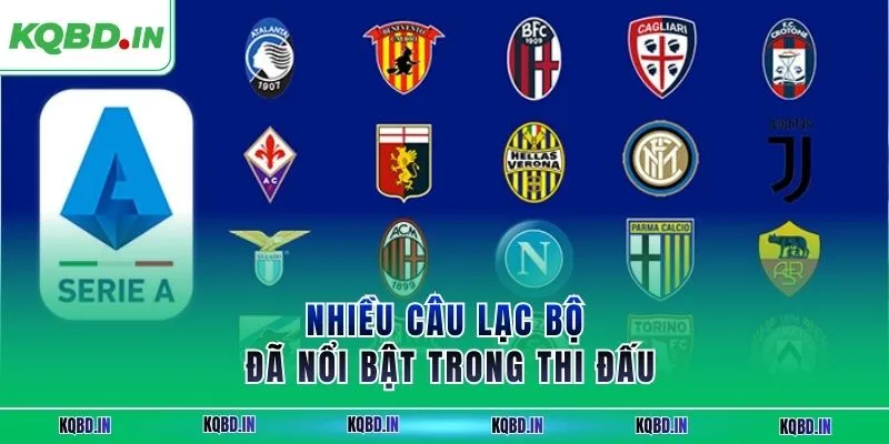 Nhiều câu lạc bộ đã nổi bật trong thi đấu