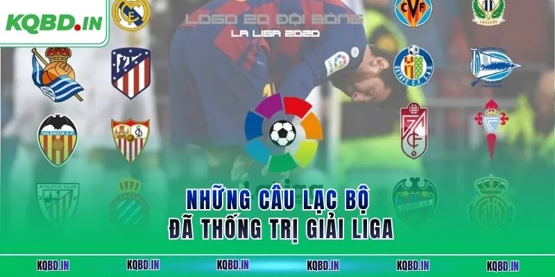 La Liga 14 Những câu lạc bộ đã thống trị giải Liga